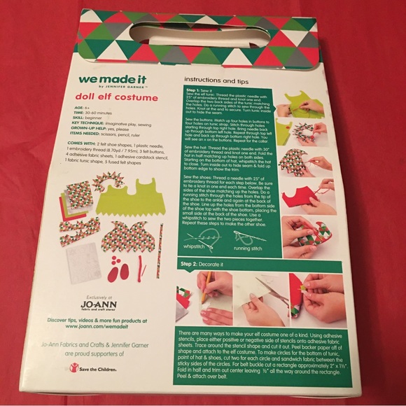 NIB* Make Your Own Elf Outfit - Picture 6 of 7